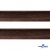 Кант атласный 074, шир. 12 мм (в упак. 65,8 м), цвет коричневый - купить в Южно-Сахалинске. Цена: 237.16 руб.