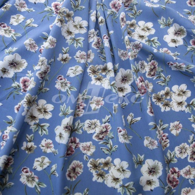 Плательная ткань "Фламенко" 12.1, 80 гр/м2, шир.150 см, принт растительный - купить в Южно-Сахалинске. Цена 241.49 руб.