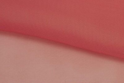 Портьерный капрон 15-1621, 47 гр/м2, шир.300см, цвет т.розовый - купить в Южно-Сахалинске. Цена 137.27 руб.