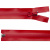 Молния водонепроницаемая PVC Т-7, 60 см, разъемная, цвет (820) красный - купить в Южно-Сахалинске. Цена: 49.39 руб.