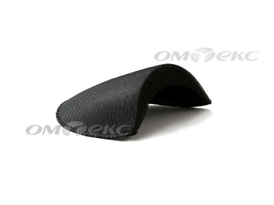 Плечевые накладки OВТ-10, обшитые, цвет чёрный - купить в Южно-Сахалинске. Цена: 17.64 руб.