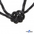 Шнурки #3-10, круглые с наполнителем 130 см, светоотражающие, цв.-чёрный - купить в Южно-Сахалинске. Цена: 75.38 руб.