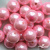 0404-00108-Бусины пластиковые под жемчуг "ОмТекс", 16 мм, (уп.50гр=24+/-1шт) цв.101-св.розовый - купить в Южно-Сахалинске. Цена: 44.18 руб.