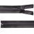 Молния водонепроницаемая PVC Т-7, 90 см, разъемная, цвет (301) т.серый - купить в Южно-Сахалинске. Цена: 61.18 руб.