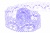 Тесьма кружевная 0621-2063, шир. 40 мм/уп. 20+/-1 м, цвет 107-фиолет - купить в Южно-Сахалинске. Цена: 933.93 руб.