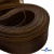 Регилиновая лента, шир.100мм, (уп.25 ярд), цв.- коричневый - купить в Южно-Сахалинске. Цена: 694.13 руб.