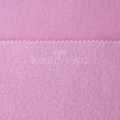 Флис окрашенный 15-2215, 250 гр/м2, шир.150 см, цвет светло-розовый - купить в Южно-Сахалинске. Цена 580.31 руб.
