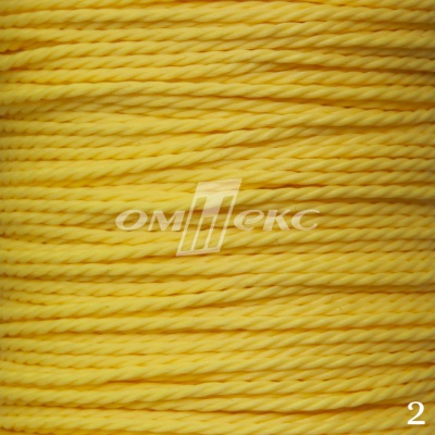Шнур декоративный плетенный 2мм (15+/-0,5м) ассорти - купить в Южно-Сахалинске. Цена: 48.06 руб.