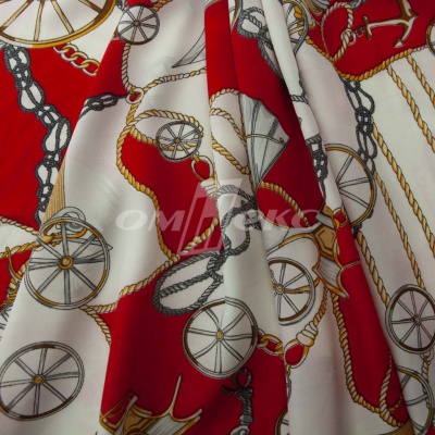 Плательная ткань "Фламенко" 13.1, 80 гр/м2, шир.150 см, принт этнический - купить в Южно-Сахалинске. Цена 241.49 руб.