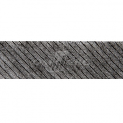 KQ217N -прок.лента нитепрошивная по косой 15мм графит 100м - купить в Южно-Сахалинске. Цена: 2.24 руб.