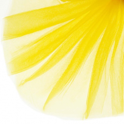 Фатин блестящий 16-70, 12 гр/м2, шир.300см, цвет жёлтый - купить в Южно-Сахалинске. Цена 109.72 руб.