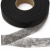 Прокладочная лента (паутинка) DF23, шир. 25 мм (боб. 100 м), цвет чёрный - купить в Южно-Сахалинске. Цена: 2.10 руб.