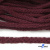 Шнур плетеный d-6 мм круглый, 70% хлопок 30% полиэстер, уп.90+/-1 м, цв.1070-бордовый - купить в Южно-Сахалинске. Цена: 588 руб.