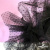 Евро-фатин горох, 100% полиэфир, 15 г/м2, 150 см. 16-167/черный - купить в Южно-Сахалинске. Цена 241.13 руб.