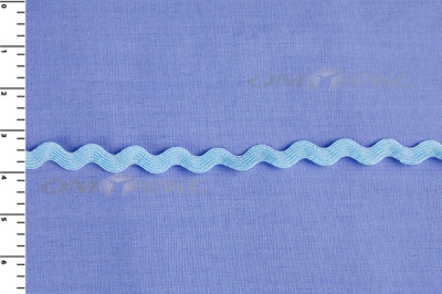 Тесьма плетеная "Вьюнчик"/голубой - купить в Южно-Сахалинске. Цена: 37.29 руб.