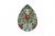 "Кабошоны" - заготовка для рукоделия акриловая фигурная 13 х 18мм - купить в Южно-Сахалинске. Цена: 7.32 руб.