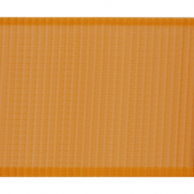 Лента капроновая "Гофре", шир. 110 мм/уп. 50 м, цвет оранжевый - купить в Южно-Сахалинске. Цена: 26.93 руб.