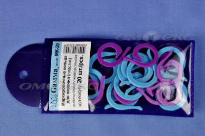 Кольцо маркировочное пластик МК-20, 20 мм для вязания (20 шт) - купить в Южно-Сахалинске. Цена: 88.80 руб.