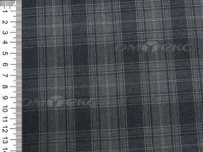 Ткань костюмная клетка 25235 2003, 185 гр/м2, шир.150см, цвет серый/сер - купить в Южно-Сахалинске. Цена 