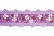 Тесьма декоративная 0385-6169, шир. 25 мм/уп. 22,8+/-1 м, цвет 01-фиолетовый - купить в Южно-Сахалинске. Цена: 387.43 руб.