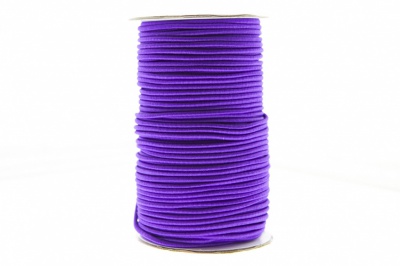 0370-1301-Шнур эластичный 3 мм, (уп.100+/-1м), цв.175- фиолет - купить в Южно-Сахалинске. Цена: 459.62 руб.