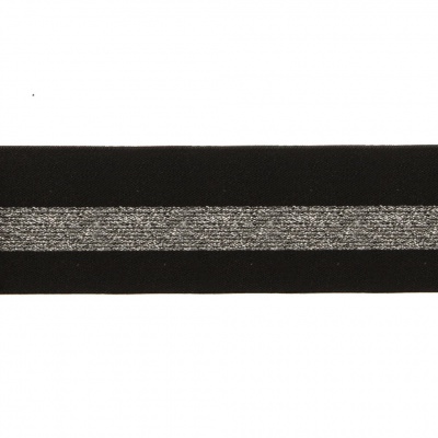 #2/6-Лента эластичная вязаная с рисунком шир.52 мм (45,7+/-0,5 м/бобина) - купить в Южно-Сахалинске. Цена: 69.33 руб.