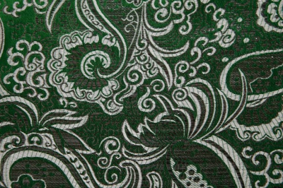 Ткань костюмная жаккард, 135 гр/м2, шир.150см, цвет зелёный№4 - купить в Южно-Сахалинске. Цена 441.94 руб.