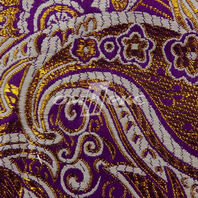 Ткань костюмная жаккард №9, 140 гр/м2, шир.150см, цвет фиолет - купить в Южно-Сахалинске. Цена 387.20 руб.