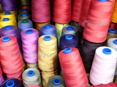 Нитки швейные в/с 40/2, нам. 5 000 ярд, цвет ассорти - купить в Южно-Сахалинске. Цена: 106.82 руб.