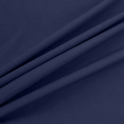 Костюмная ткань с вискозой "Салерно", 210 гр/м2, шир.150см, цвет т.синий/Navy - купить в Южно-Сахалинске. Цена 446.37 руб.