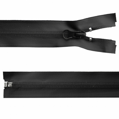 Молния водонепроницаемая PVC Т-7, 100 см, разъемная, цвет чёрный - купить в Южно-Сахалинске. Цена: 61.89 руб.