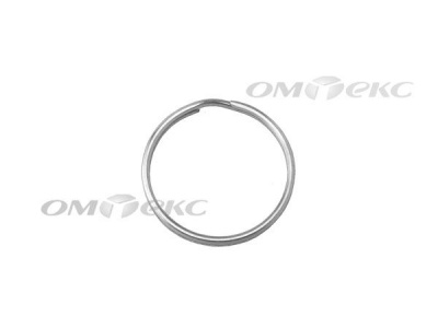 Кольцо металлическое d-20 мм, цв.-никель - купить в Южно-Сахалинске. Цена: 3.19 руб.