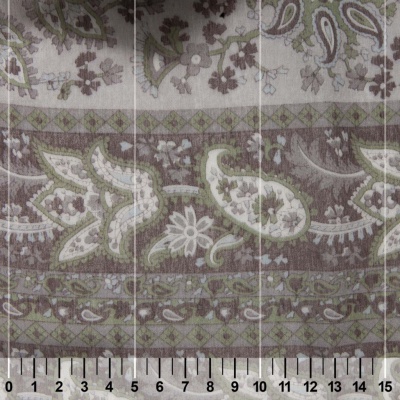 Ткань плательная "Rayon Printed" 67004-3, 75 гр/м2, шир.150см - купить в Южно-Сахалинске. Цена 350.71 руб.