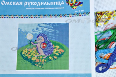 ОМБН-2 Набор для вышивания (бисер+мулине) - купить в Южно-Сахалинске. Цена: 197.50 руб.