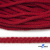 Шнур плетеный d-6 мм, круглый 70% хлопок 30% полиэстер, уп.90+/-1 м, цв.1064-красный - купить в Южно-Сахалинске. Цена: 588 руб.