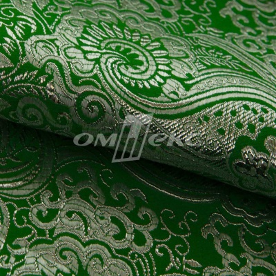 Ткань костюмная жаккард №4, 140 гр/м2, шир.150см, цвет зелёный - купить в Южно-Сахалинске. Цена 387.20 руб.