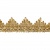 Тесьма металлизированная 0384-0240, шир. 40 мм/уп. 25+/-1 м, цвет золото - купить в Южно-Сахалинске. Цена: 490.74 руб.