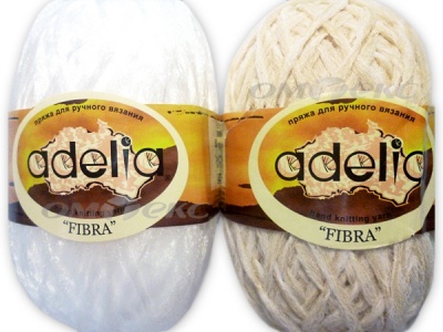 Пряжа Adelia "Fibra", полиэстер 100%, 50 гр/200 м - купить в Южно-Сахалинске. Цена: 34.67 руб.