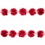 Тесьма плетеная "Рюш", упак. 9,14 м, цвет красный - купить в Южно-Сахалинске. Цена: 46.82 руб.