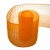 Лента капроновая "Гофре", шир. 110 мм/уп. 50 м, цвет оранжевый - купить в Южно-Сахалинске. Цена: 26.93 руб.