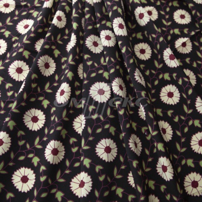 Плательная ткань "Фламенко" 10.1, 80 гр/м2, шир.150 см, принт растительный - купить в Южно-Сахалинске. Цена 241.49 руб.