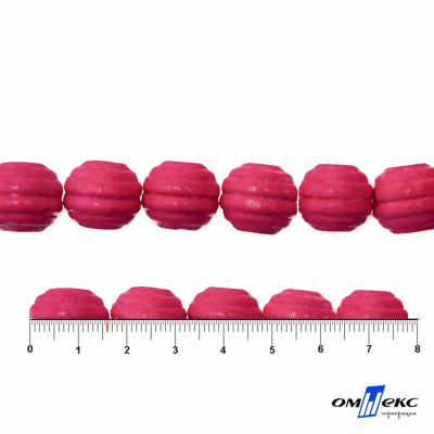 0309-Бусины деревянные "ОмТекс", 16 мм, упак.50+/-3шт, цв.023-розовый - купить в Южно-Сахалинске. Цена: 62.22 руб.