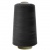 Швейные нитки (армированные) 28S/2, нам. 2 500 м, цвет чёрный - купить в Южно-Сахалинске. Цена: 139.91 руб.