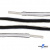 Шнурки #4-27, круглые 130 см, двухцветные (черно/белый) - купить в Южно-Сахалинске. Цена: 47.04 руб.