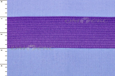 Окантовочная тесьма №0225, шир. 22 мм (в упак. 100 м), цвет фиолет - купить в Южно-Сахалинске. Цена: 271.60 руб.