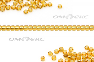 Бисер (SL) 11/0 ( упак.100 гр) цв.22 - золото - купить в Южно-Сахалинске. Цена: 53.34 руб.
