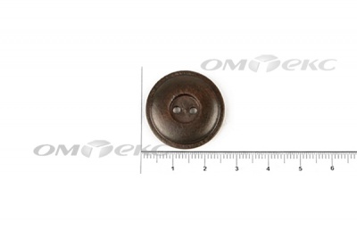 Пуговица деревянная круглая №54 (25мм) - купить в Южно-Сахалинске. Цена: 4.12 руб.