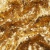 Сетка с пайетками №3, 188 гр/м2, шир.140см, цвет золотой - купить в Южно-Сахалинске. Цена 454.12 руб.