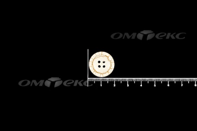 Пуговица деревянная круглая №33 (18мм) - купить в Южно-Сахалинске. Цена: 2.55 руб.