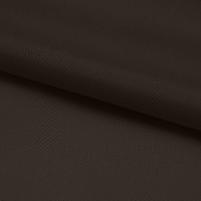 Ткань подкладочная Таффета 19-0712, антист., 54 гр/м2, шир.150см, цвет т.коричневый - купить в Южно-Сахалинске. Цена 65.53 руб.